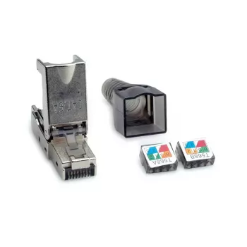VALUE 26.99.0373 RJ-45 kištukas, Cat6a, sidabrinis