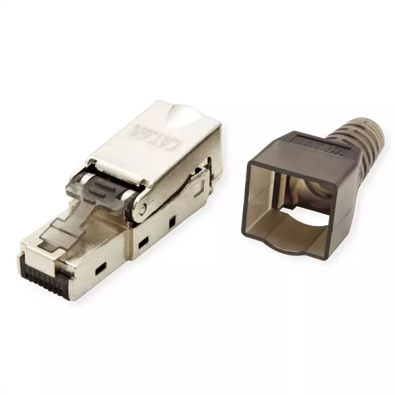 VALUE 26.99.0373 RJ-45 kištukas, Cat6a, sidabrinis
