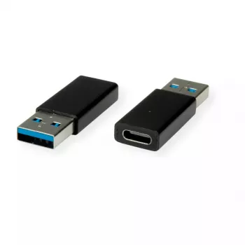 Adapteris USB 3.2 Gen 1 VALUE Type A - C M/F Juodas