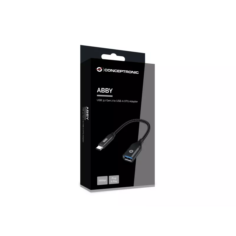 Conceptronic ABBY18B USB 3.2 Gen 2 į USB-A OTG adapteris