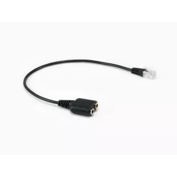 Equip RJ9 į 3,5 mm ausinių garso adapteris juodas 0,25 m