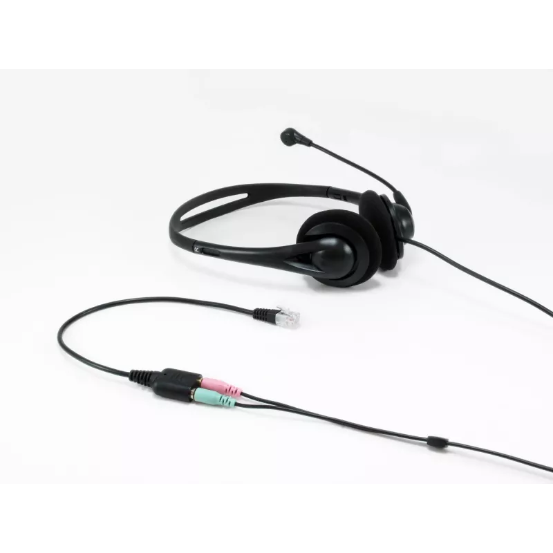 Equip RJ9 į 3,5 mm ausinių garso adapteris juodas 0,25 m
