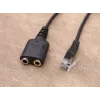 Equip RJ9 į 3,5 mm ausinių garso adapteris juodas 0,25 m