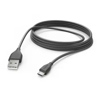 Hama 00201588 USB 2.0 laidas 3 m USB A – Micro-USB B juodas