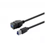 VivoLink USB 3.0 A-A prailginimo laidas PROKEYUSB3AFBM1B Juodas, Kištukas-Lizdas, 1 m