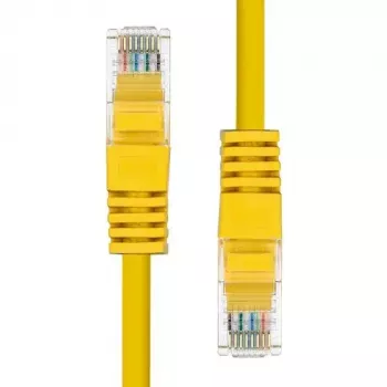 Ethernet kabelis ProXtend CAT5e RJ-45 0,3 m geltonas
