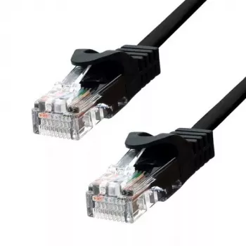 ProXtend 5UTP-003B CAT5e U/UTP CU PVC Ethernet kabelis, 0,3 m, juodos spalvos
