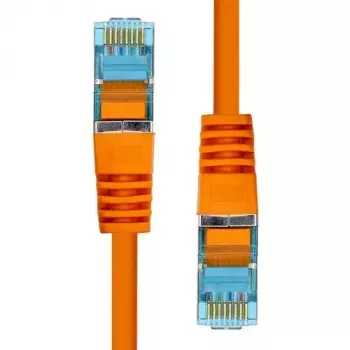 ProXtend 6ASFTP-015O CAT6A S/FTP Ethernet kabelis, CU, LSZH, 1,5 m, oranžinės spalvos
