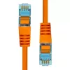 Ethernet kabelis ProXtend CAT6A RJ-45 S/FTP 0,5 m oranžinis
