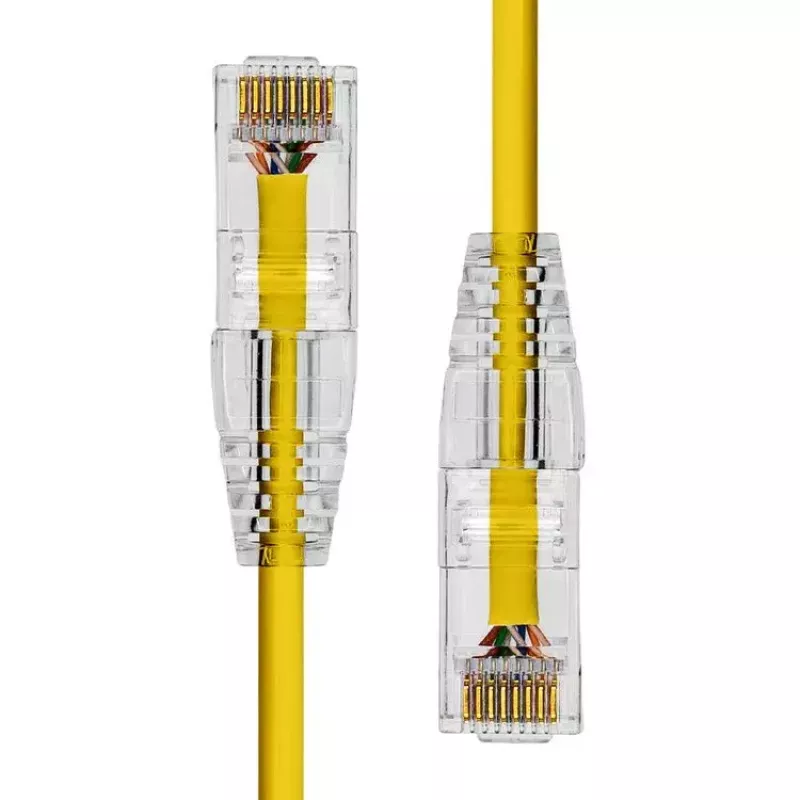 Ethernet kabelis ProXtend Ultra Slim CAT6 RJ-45 3 m geltonas