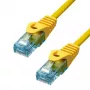 Ethernet kabelis ProXtend CAT6A RJ-45 U/UTP 5 m geltonas