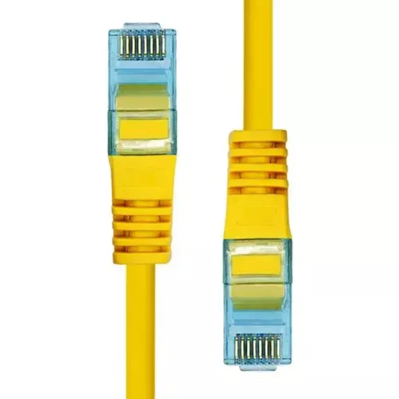 Ethernet kabelis ProXtend CAT6A RJ-45 U/UTP 7 m geltonas