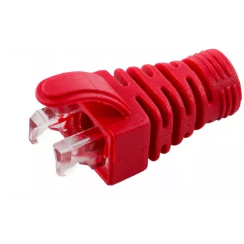 MicroConnect CONB65R apsauginis įvadas nuo įtempimo Cat5e/Cat6/Cat6A kabeliams iki 6,5 mm, raudonas