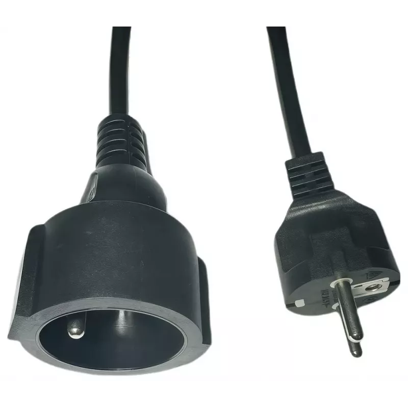 MicroConnect MC-PE0300FRB maitinimo ilgintuvas ES į prancūzišką E tipą, 3 m, juodas