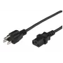 Microconnect PE110401 maitinimo laidas, juodas, 1 m, C13 jungtis, B tipo kištukas