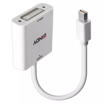 Lindy Mini DisplayPort į DVI keitiklis 0,18 m Mini DisplayPort DVI-I