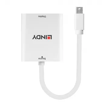 Lindy Mini DisplayPort 1.2 į HDMI 2.0 18G aktyvus keitiklis
