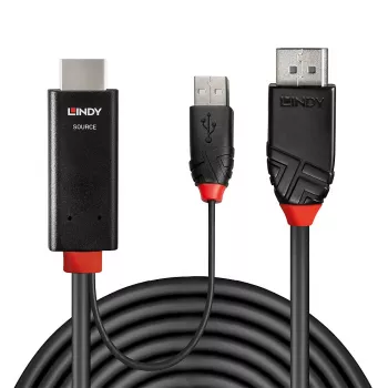 Lindy 3m HDMI į DisplayPort laidas