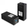 USB 3.0 siųstuvas ir imtuvas Lindy 200 m šviesolaidinis prailgintuvas