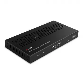 AV imtuvas Lindy 4K30 HDMI ir USB per IP sistema – Dekoderis