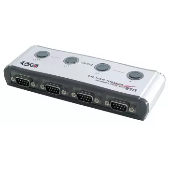 USB į 4 prievadų serijinį keitiklį Lindy 42858