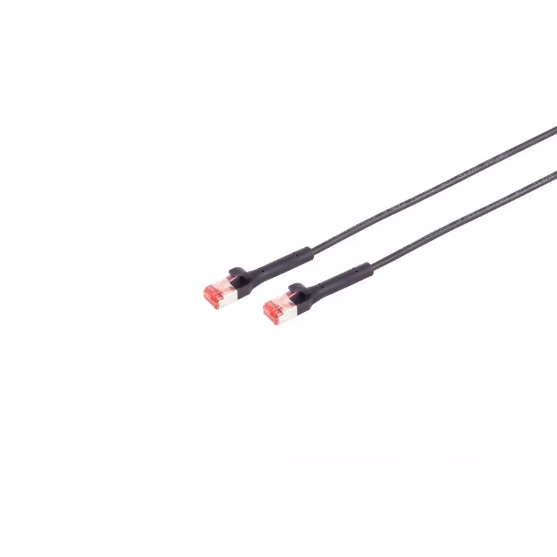 Tinklo kabelis Lanview LV-6AFTP-FLEX-ANG-0025B RJ45 Cat6A 25 m Juoda