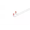 Tinklo kabelis Lanview LV-6AFTP-FLEX-ANG-0025W RJ45 Cat6a 25 m Baltas