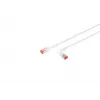 Tinklo kabelis Lanview LV-6AFTP-FLEX-ANG-005W RJ45 Cat6A 5 m Baltas