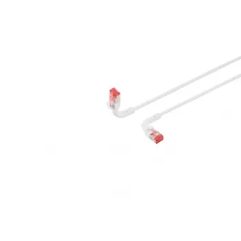 Tinklo kabelis Lanview LV-6AFTP-FLEX-ANG-075W RJ45 Cat6A 0,75 m baltas