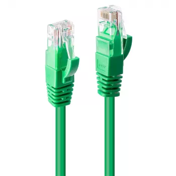 Tinklo kabelis Lindy 15m Cat.6 RJ-45 U/UTP Žalias