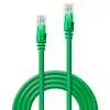 Tinklo kabelis Lindy 15m Cat.6 RJ-45 U/UTP Žalias