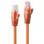 Tinklo kabelis Lindy 7.5 m RJ-45 Cat6 U/UTP oranžinis