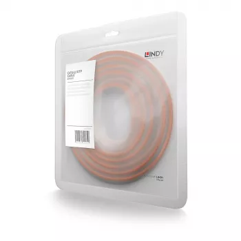 Tinklo kabelis Lindy 7.5 m RJ-45 Cat6 U/UTP oranžinis