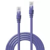 Lindy 30 m Cat.6 U/UTP tinklo kabelis, violetinis