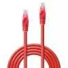 Lindy 48181 tinklo kabelis raudonas 0.5 m Cat6 U/UTP