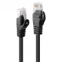 Lindy 48190 tinklo kabelis 0,3 m Cat6 U/UTP juodas