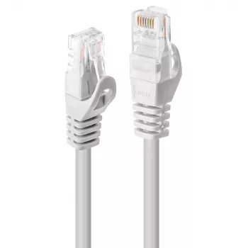Lindy 48206 tinklo kabelis baltas 7.5 m Cat6 U/UTP
