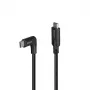 Lindy 0,5 m USB 3.2 tiesus USB-C į stačiu kampu USB-C laidas, 10 Gbps