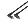 Lindy 1 m USB 3.2 stačiakampis USB-C į stačiakampį USB-C laidas, 10 Gbps