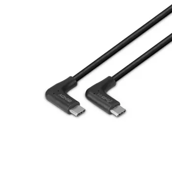 Lindy 1 m USB 3.2 stačiakampis USB-C į stačiakampį USB-C laidas, 10 Gbps