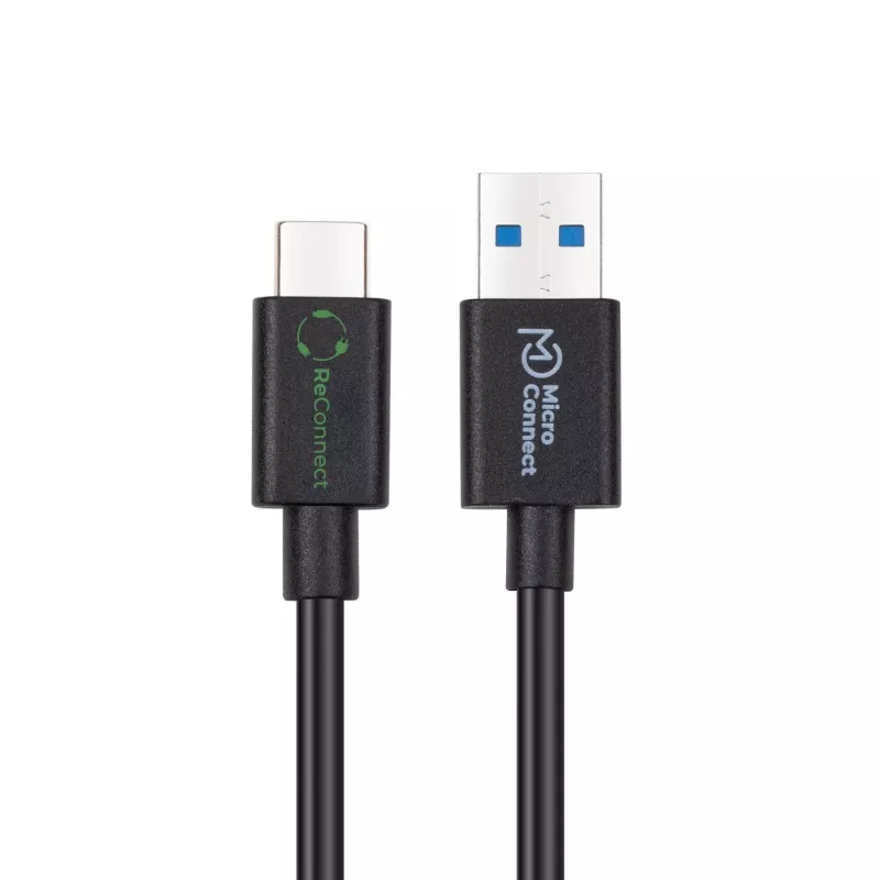 Microconnect ReConnect ECO-USB3.2CA1 USB-C į USB-A 3.2 Gen 1 kabelis, 1 m