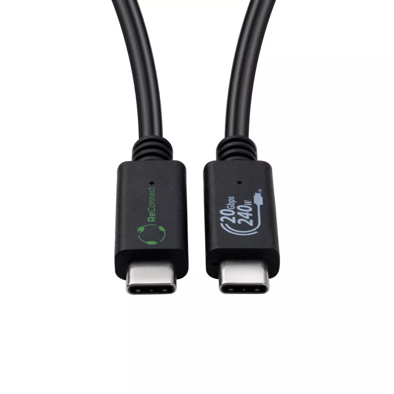MicroConnect ECO-USB3.2CC1.5 USB laidas USB 3.2 Gen 2x2 1,5 m USB-C juodas