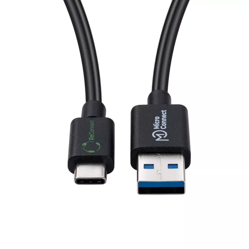Microconnect ReConnect ECO-USB3.2CA0.25 USB-C/USB-A kabelis, 0,25 m, USB 3.2 Gen 1