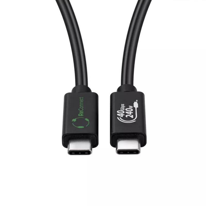 USB4 laidas MicroConnect ReConnect ECO-USB4CC1 – USB4 duomenų/įkrovimo laidas (modelis ECO-USB4CC1)