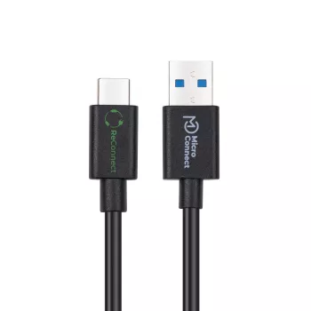 Microconnect ECO-USB3.1CA2 USB 3.2 Gen 1 (3.1 Gen 1) laidas, USB-C / USB-C, 2 m, juodas
