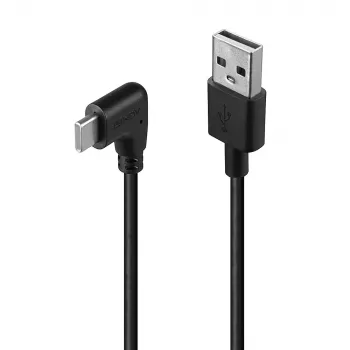 Lindy 1 m USB 2.0 A tipo – stačiu kampu USB-C laidas