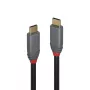 Lindy 0,5 m USB 3.2 Type C į C laidas, 20 Gbps, 5 A, PD, Anthra Line