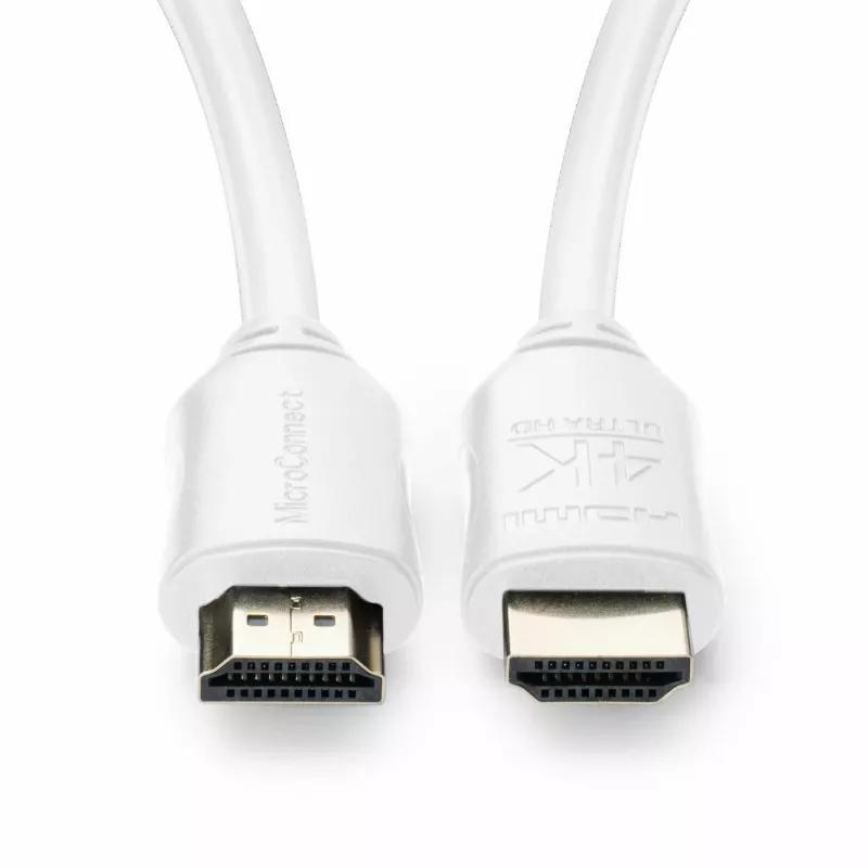 HDMI kabelis MicroConnect MC-HDM19193V2.0WH 3 m, HDMI Type A (vyriškas) į HDMI Type A (vyriškas), 18 Gbit/s