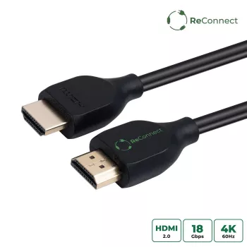 Microconnect ECO-MC-HDM19190.5V2.0 HDMI kabelis 0,5 m HDMI A tipas (standartinis) Juoda
