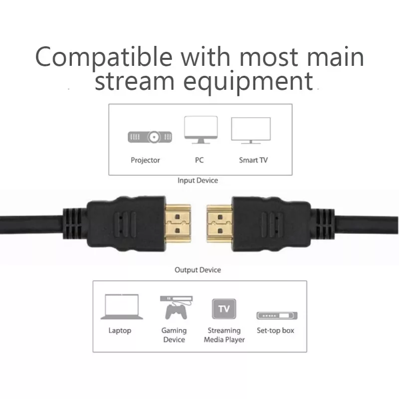 Techly ICOC HDMI-4-050NE HDMI kabelis 5 m HDMI Type A (Standartinis) Juodas